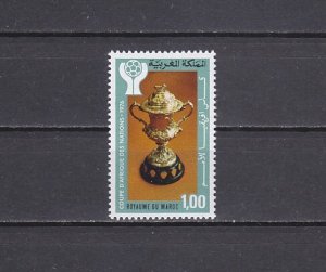 Morocco, Scott cat. 389. African Soccer?football Cup issue.