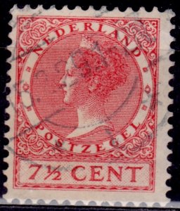 Netherlands 1928, Wilhemina, 7.5c, sc#175, used
