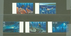 Niue #707-711  Single (Complete Set)