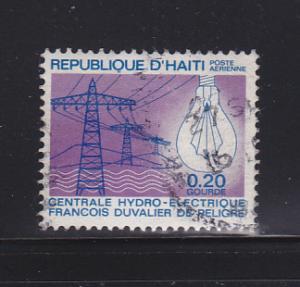 Haiti C338 U Power Lines And Light Bulb