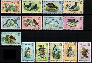 Montserrat # O65 - O78 MNH