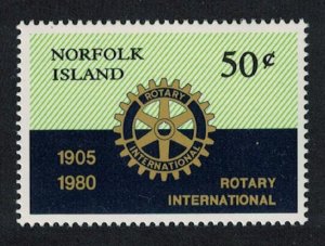 Norfolk 75th Anniversary of Rotary Intl 1980 MNH SC#255 SG#235