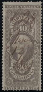 US #R51c SCV $60.00 F/VF used, super fresh stamp with terrific color, light c...