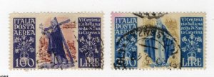 Italy - Sc# C127 & C128 Used        -         Lot 1225034