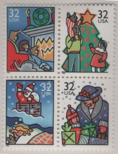 3111a 32c Christmas Block