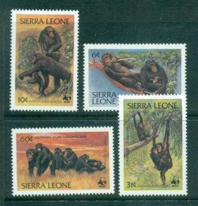 Sierra Leone 1983 WWF Chimpanzee MUH lot64101