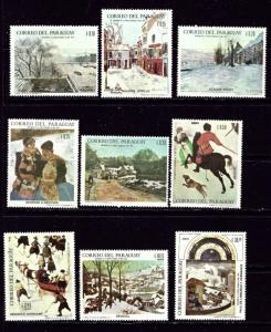 Paraguay 1079-87 Hinged 1968 set