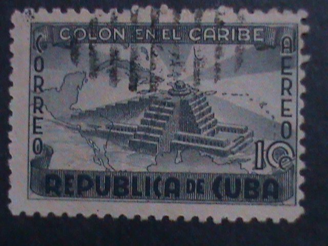 ​CUBA FOUR VERY OLD USED CUBA -STAMP-VF WE SHIP TO WORLD WIDE AND COMBINE