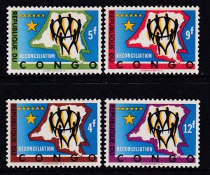 Congo Democratic Republic 451-454 MNH VF