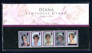 1999 Diana Welsh Presentation Pack SG2021-25