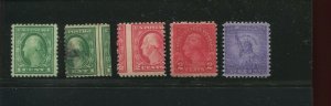 5 ERROR FREAK AND ODDITY EFO Misperf Shifts & More Mint & Used Stamps (Bx 1930)