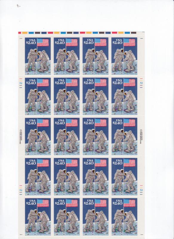 US 2419 - $2.40 Moon Landing Unused