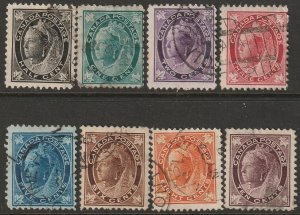 Canada 1897 66-73 complete set used