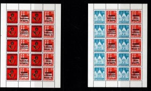 Germany 2 Cinderellas 1981, 1982  Hannover Philatelic Exb't Souvenir She...