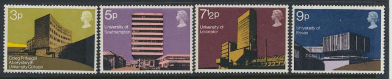 GB QE II Mint Never Hinged  SG 890 - 893 set