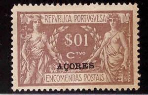 Azores Acores Scott Q1 MH* parcel post stamp