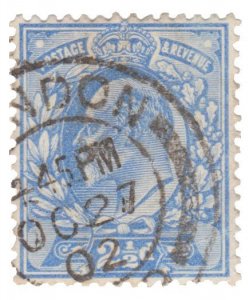 GREAT BRITAIN STAMP 1902. SCOTT # 131. USED. CV: $11.50