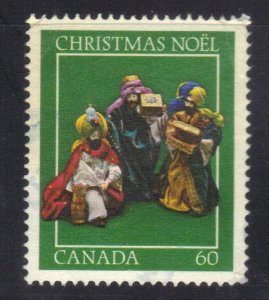 CANADA SC# 975 USED   60c 1982 CHRISTMAS 3 KINGS    SEE SCAN