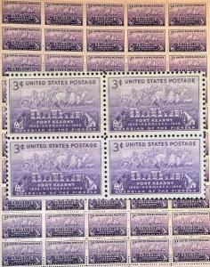 970 Fort Kearny Nebraska 50 Sheet MNH OG-VF Addl free s/h 
