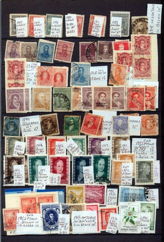 Argentina Caribbean OLD/Mid M&U Collection(Apx 300+Items) (Igm1899