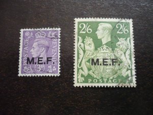 Stamps-Great Britain Offices in Africa-Scott# 4,9 - Used Part Set of 2 Stamps