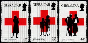 Gibraltar # 549 - 551 MNH