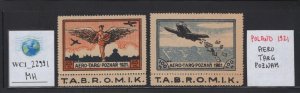 WC1_22991.POLAND. 1921 Aero Targ Poznam aviation label. MH