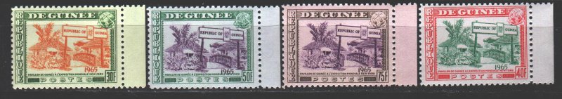 Guinea. 1965. 286-89. New York World Fair. MNH.