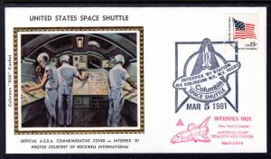 US Space Shuttle Interpex Colorano 1981 Cover