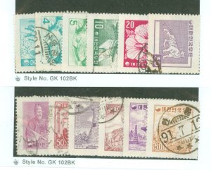 Korea #249-261 Used