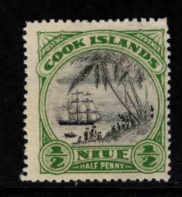 Niue Scott 60 MH*  Watermark 61 Star NZ