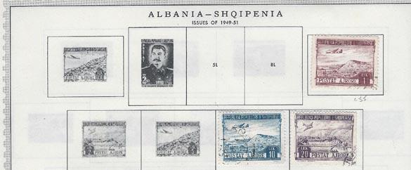 Albania.  Mounted Album Pages  [M/U]
