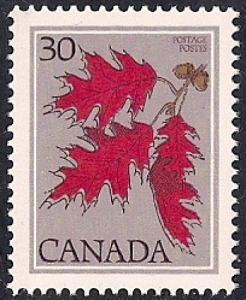 Canada #720 30 cent Red Oak mint OG NH XF