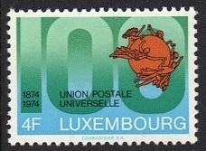 Luxembourg  MNH  1974 UPU 4F #