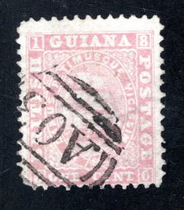 British Guiana, Scott #18, F/VF, Used, CV $300.00  ..... 0850003