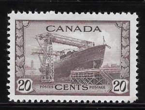 Canada #260 MH Single