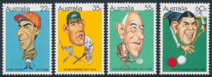 Australia 1981 Sports Personalities Set of 4 SG766-769 MNH