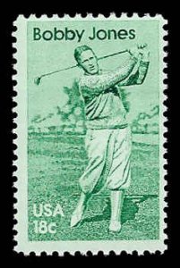 PCBstamps   US #1933 18c Bobby Jones, 1981, MNH, (7)
