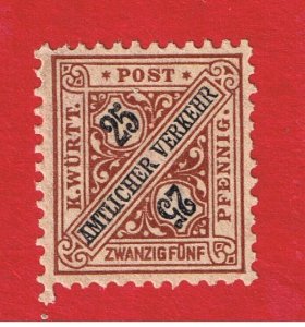 German States-Wurttemberg  #O101  MVFH OG  Free S/H