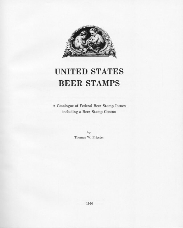 UNITED STATES BEER STAMPS BOOK 1990