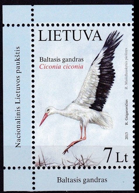 2013 Lithuania 1130 Birds 5,50 €