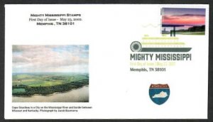 Scott#5698f FDC-DCP Mighty Mississippi-Kentucky-Wally Jr Cachet-Dual Postmark
