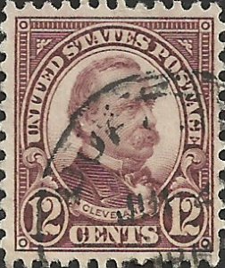 # 693 Used Brown Violet Grover Cleveland