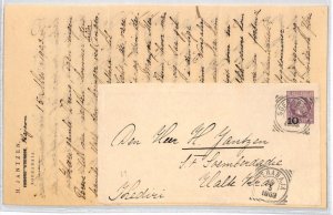 DUTCH EAST INDIES Cover Soerabaja 1903 Contents Stationery {samwells}ZT174