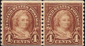 601 Mint,OG,NH... Pair... SCV 16.50