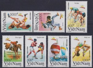 Vietnam 1991 MNH Stamps Scott 2215-2221 Sport Olympic Games Cycling Sailing