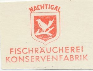 Meter cut Germany 1966 Bird - Nightingale