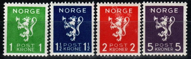 Norway #203-6 F-VF Unused CV $8.50 (X4602)