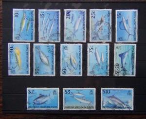 British Virgin Islands 1997 Game Fish values to $10 Used