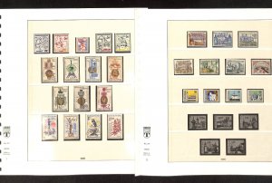 Czechoslovakia Stamp Collection in Linder Hingless Album, 1965-1971, 50 Pages